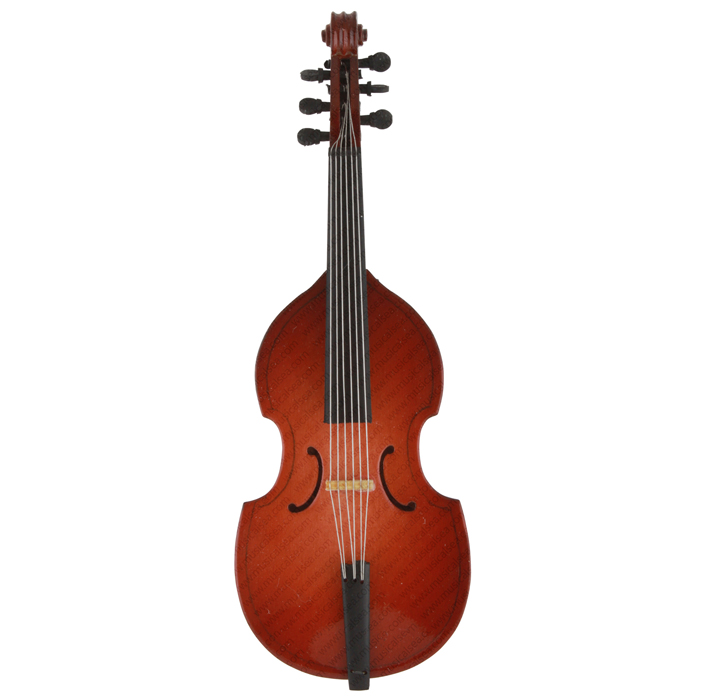 Miniature violin can be processed into music 